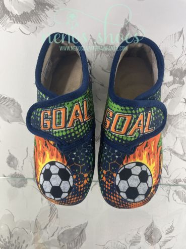 Zapatillas de casa Vulca-Bicha goal velcro