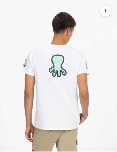 Camiseta El Pulpo logo verde