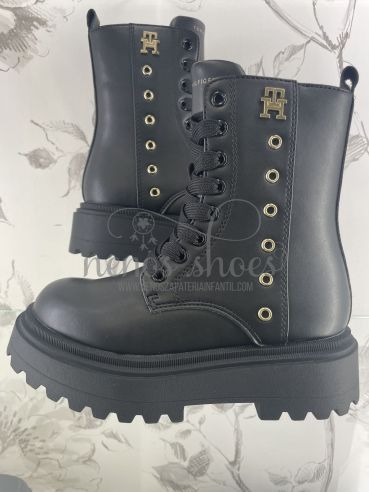 Botas Tommy Hilfiger moteras logo