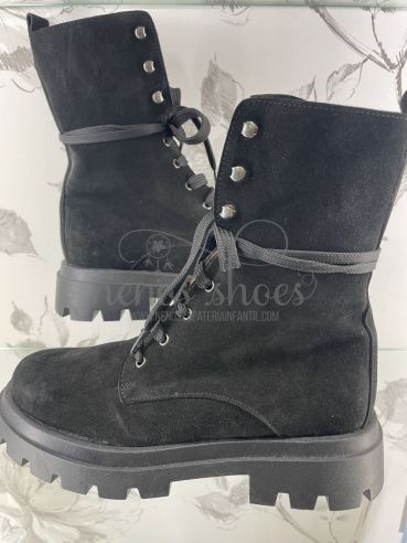 Botas Eli militar negro Sibaritas