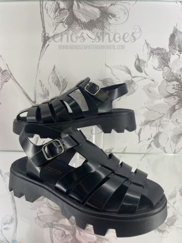 Sandalias Confetti florentic negro